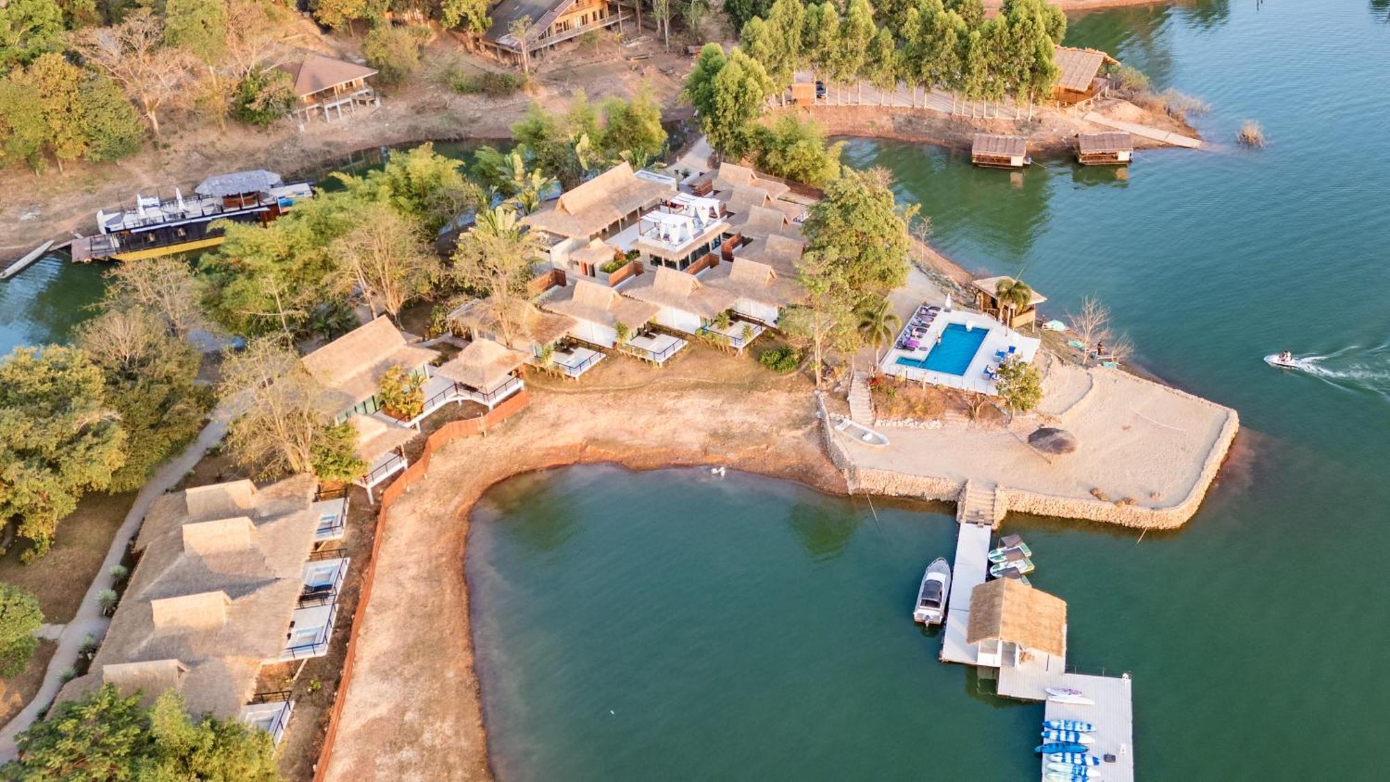 ואנג ויינג The Sanctuary Nam Ngum Beach Resort מראה חיצוני תמונה
